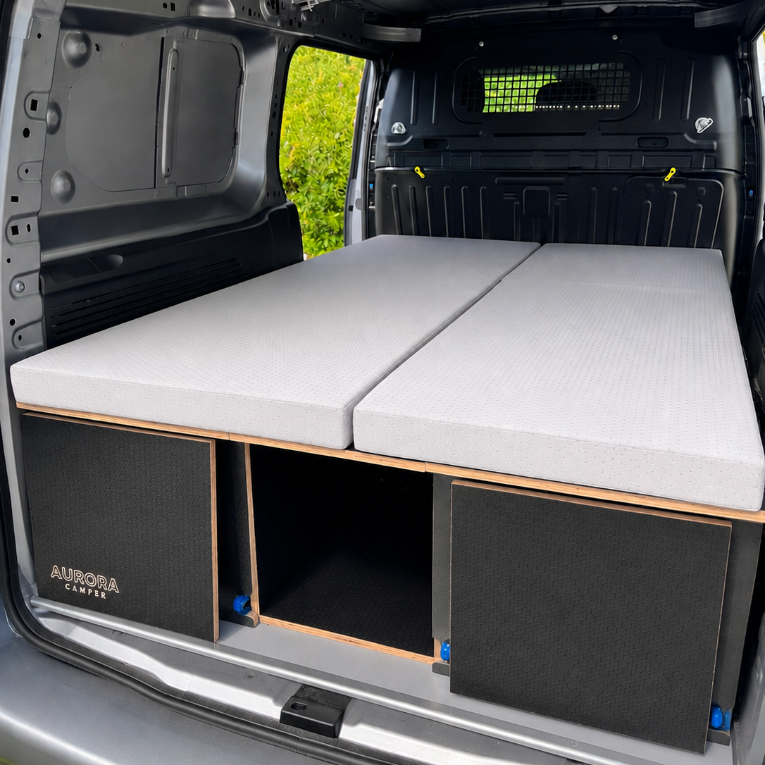 Spesialtilpasset Madrass-sett (2 stk) | 3-Delt Foldemadrass til Campermodul